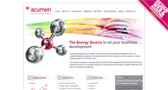 Desktop Screenshot of acumenmarketing.co.uk